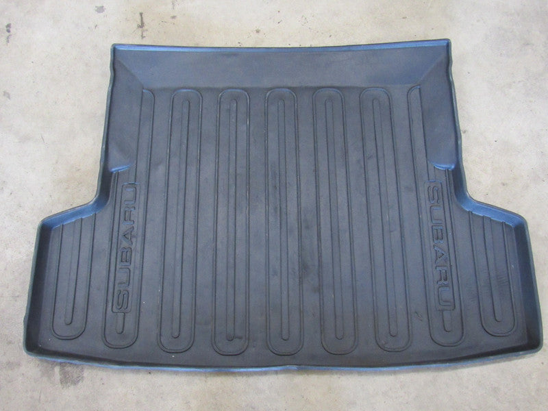 16-21 Subaru WRX STI Rear All Weather Trunk Floor Mat Black Rubber OEM
