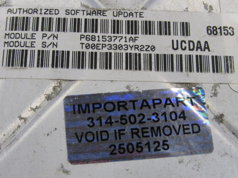 PROGRAMMED PLUG & PLAY 14 Ram 1500 Truck 5.7L AT ECM 68153771AF 771 PR