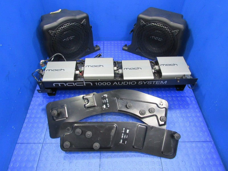 01-04 Ford Mustang Premium Mach 1000 Subwoofer Sub Box Amp Rack Assemb