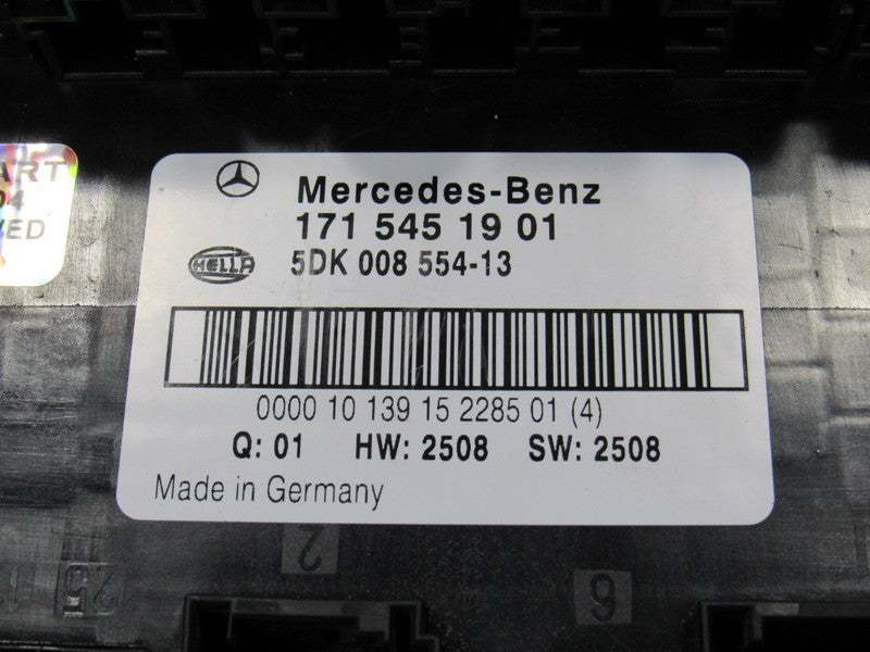 05-11 Mercedes SLK280 SLK300 SLK350 Rear SAM Fuse Relay Box 171 545 19