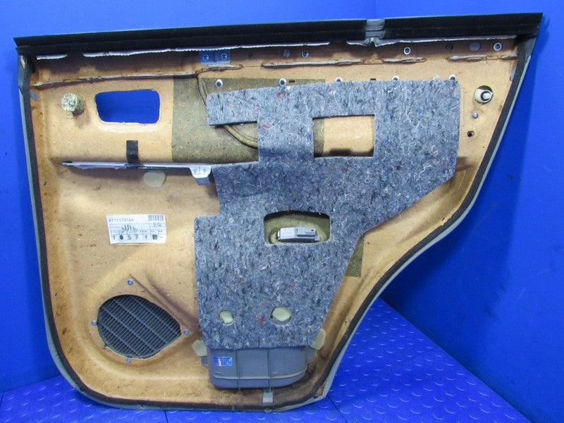04-07 Lexus LX470 UZJ100 Rear Left LH Driver Door Panel Grey Leather 2