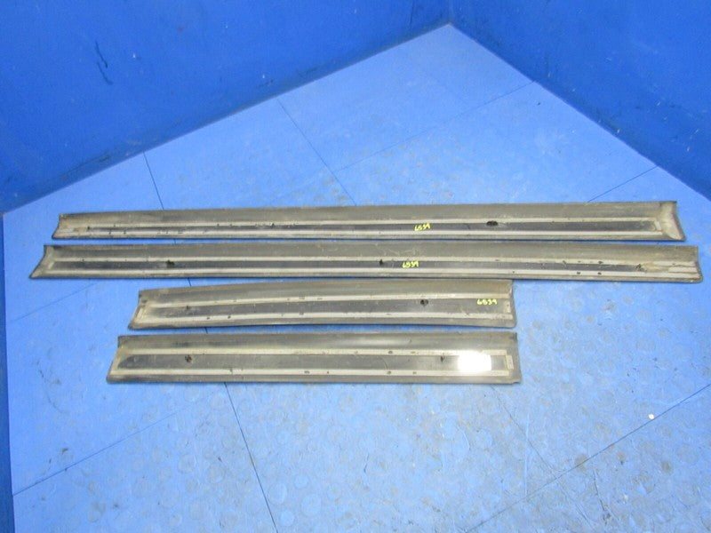 05-11 Audi S6 Door Sill Cover Protector Plate Lower Trim Plaque Set of