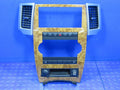 08-10 Jeep Grand Cherokee Light Woodgrain Radio Bezel Dash Trim Vents 