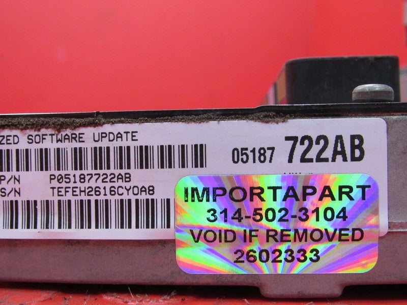 PLUG & PLAY 07 PT Cruiser 2.4L AT Engine Computer ECU 05187722 PROG 23