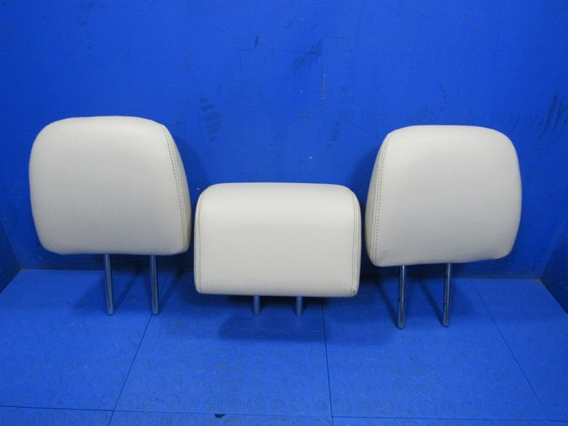 13-16 Nissan Pathfinder Rear 2nd Row Headrests Head Rests Set Tan Leat