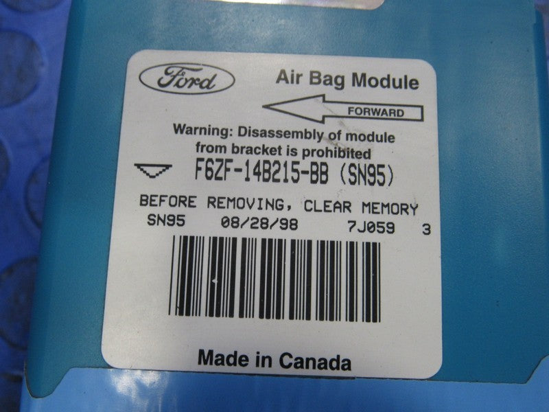 98 Ford Mustang GT V6 LH RH SRS Airbags Air Bag Bags Set W/ Module Gra