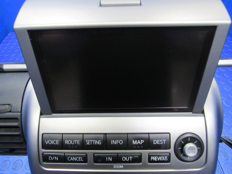 03-04 Infiniti G35 Bose Audio Radio Navigation Bezel Climate Control P