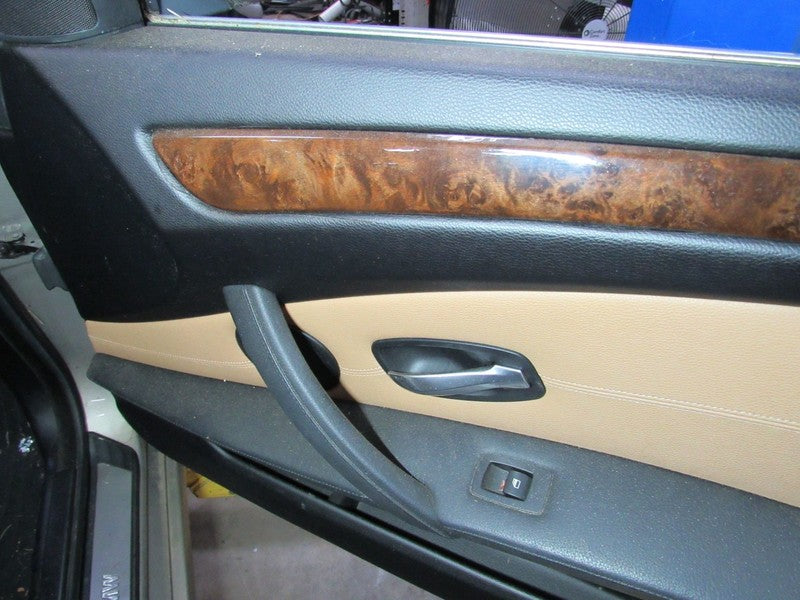 08-10 BMW 528 535 550 Right RH Passenger Front Door Trim Panel Natrual