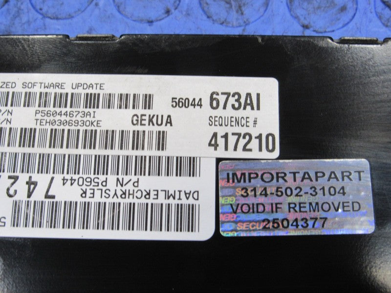 PROGRAMMED PLUG & PLAY 06 Jeep Commander 3.7L AWD ECM 56044673AI 673 P