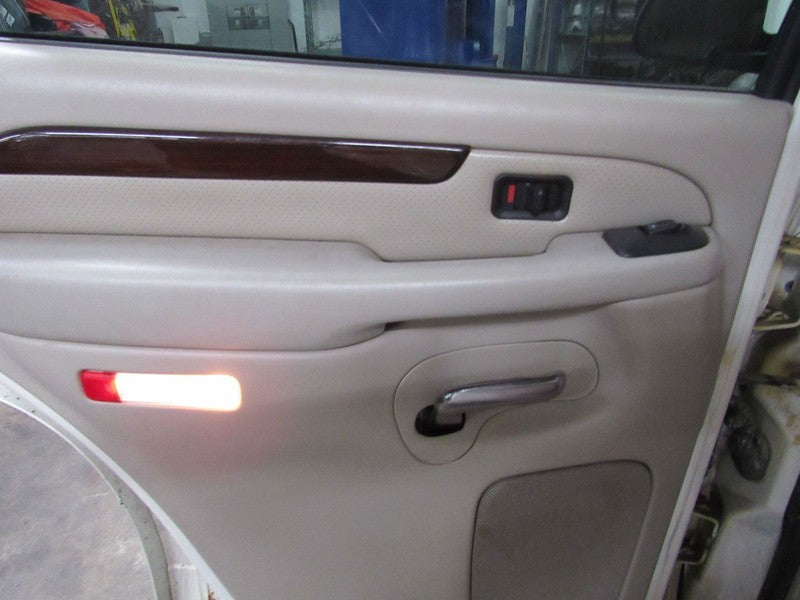 03 Escalade Left LH Driver Side Rear Door Trim Panel Shale