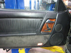 95 SL320 500 R129 Left LH Driver Side Front Door Trim Panel Black TEAR