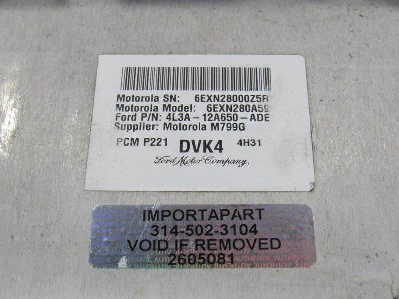 04 Ford F150 5.4L 4x2 ECU ECM PCM Engine Computer DVK4 4L3A-12A650-ADE