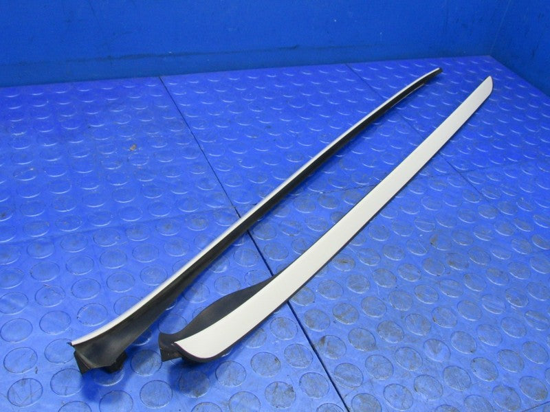 11-17 BMW X3 Alpine White III LH RH Windshield Molding Trim Set A-Pill