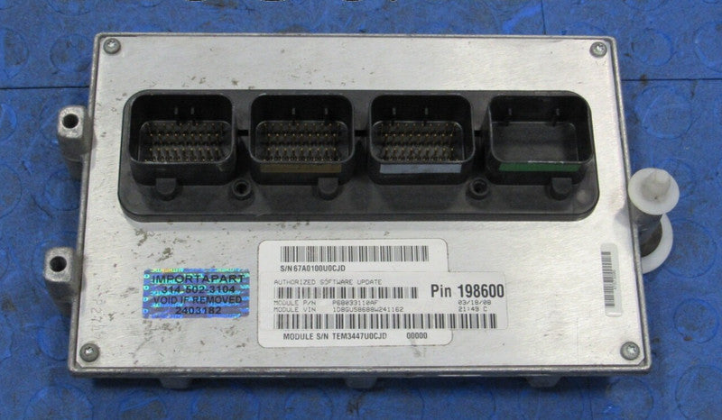 PLUG & PLAY 08 Dodge Nitro 4.0L 4X4 Engine Computer ECU 68033110 PROG 