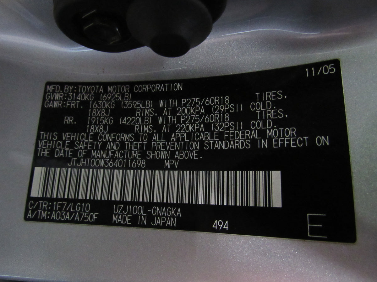 2006 Lexus LX470 - PART OUT — photo 6