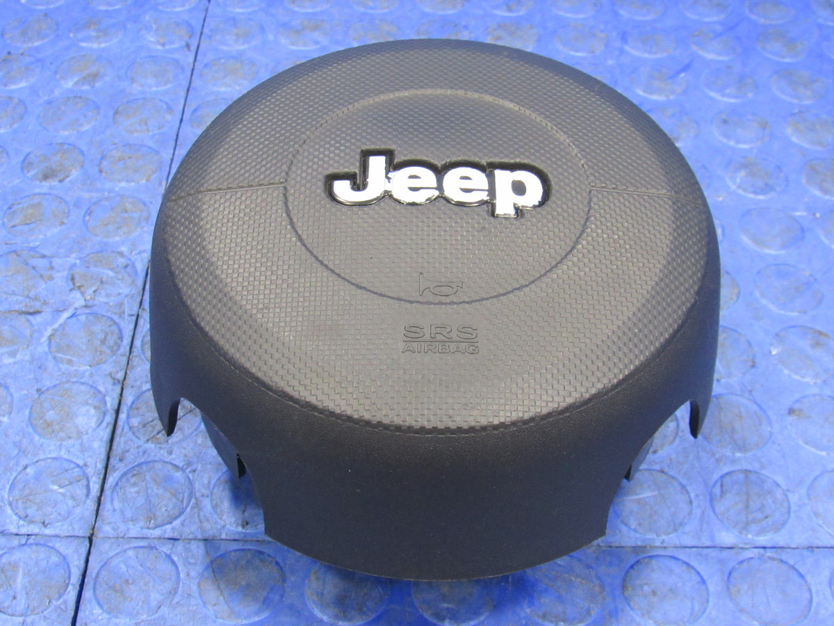 2008-2009 Jeep Wrangler JK Driver Steering Wheel Mounted Air Bag Airbag Black 1834