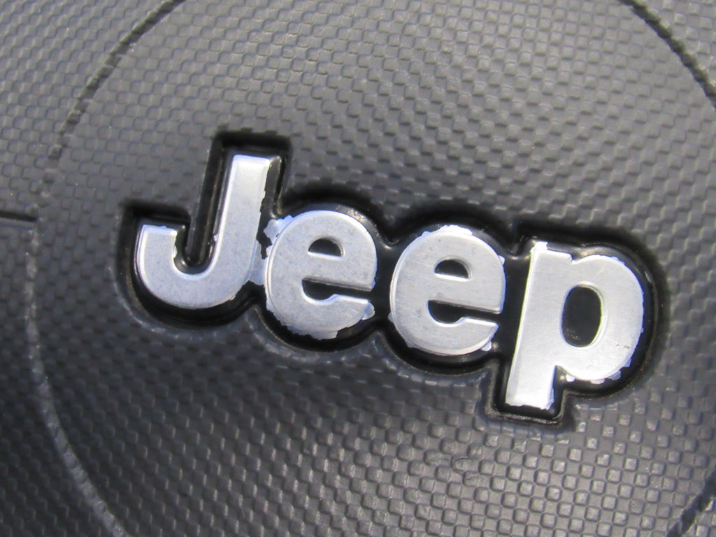 2008-2009 Jeep Wrangler JK Driver Steering Wheel Mounted Air Bag Airbag Black 1834