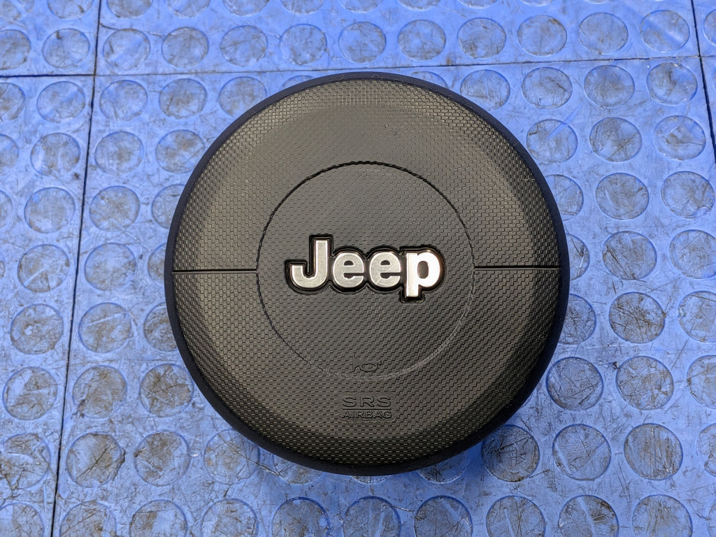 2010 Jeep Wrangler JK Driver Steering Wheel Mounted Air Bag Airbag Black 5783